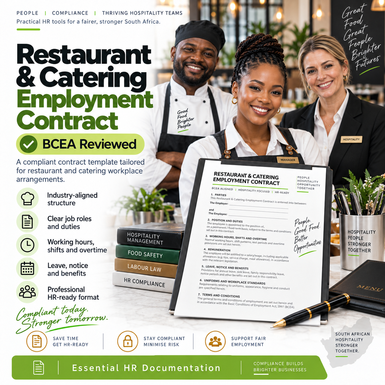 Restaurant and Catering Industry BC. JHB Contract Plus 30 minute consultation