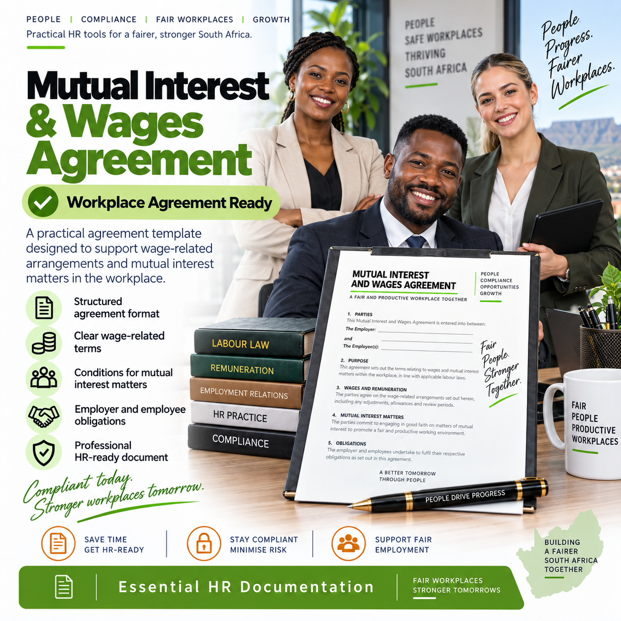 Mutual Interest and Wages Agreement Plus 30 minute consultation