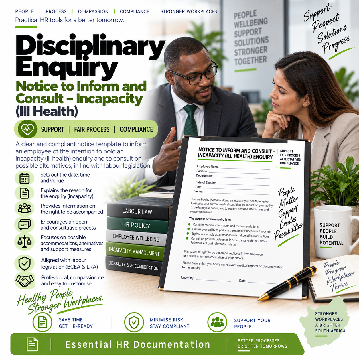 Notice to Inform and Consult Incapacity - Ill Health  Plus 30 minute consultation